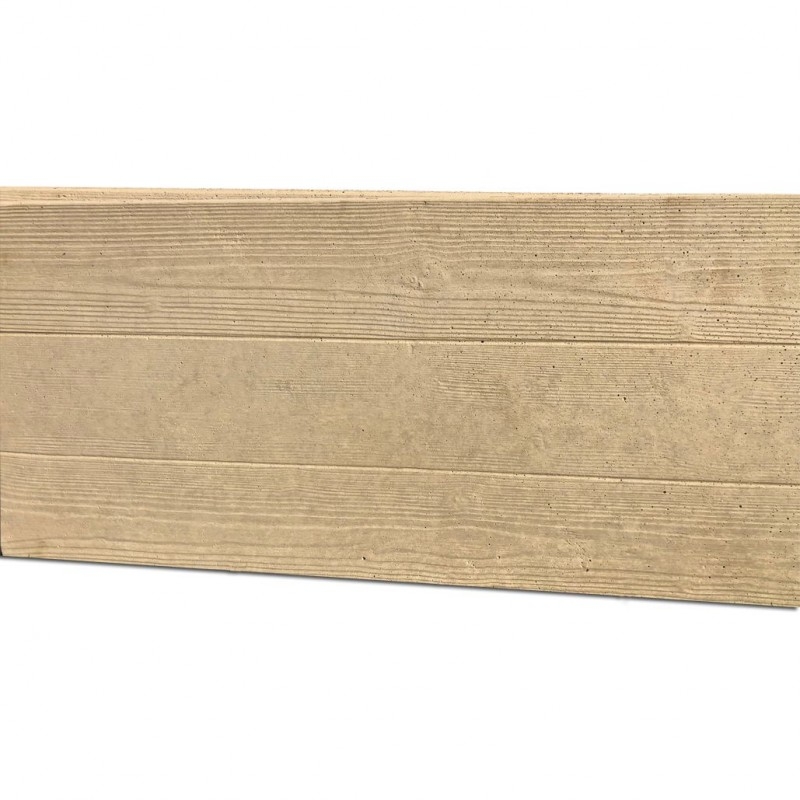 Clôture béton décorative aspect bois modèle Classica