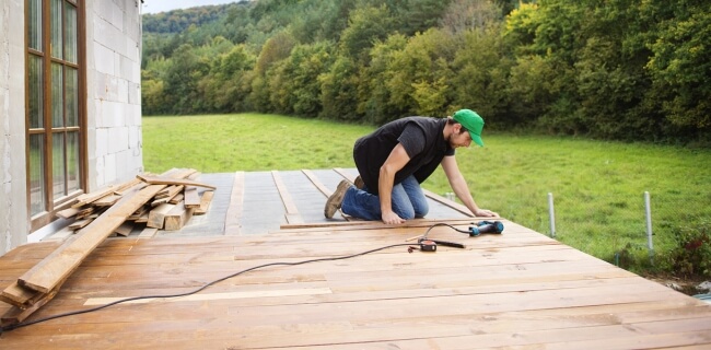 Installation terrasse